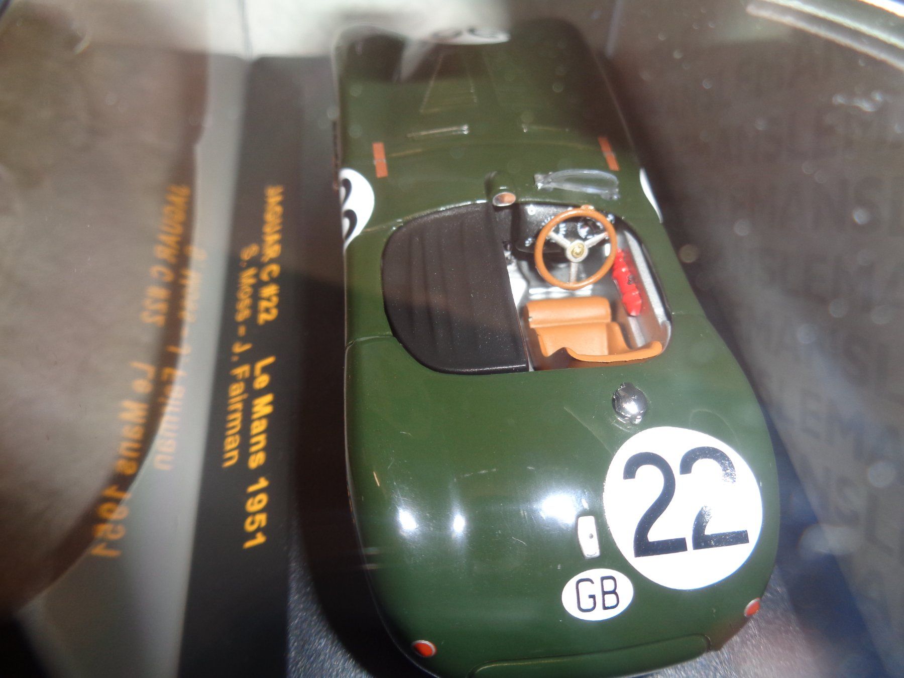 Jaguar Modellini d'auto: Ixo 1:43 Jaguar C Le Mans 1951 – Nuovo e nell'imballaggio originale da Reconvilier venduto da rallycar 2