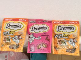 3x Dreamies Mega Pack Rind / Geflügel, Neu & OVP