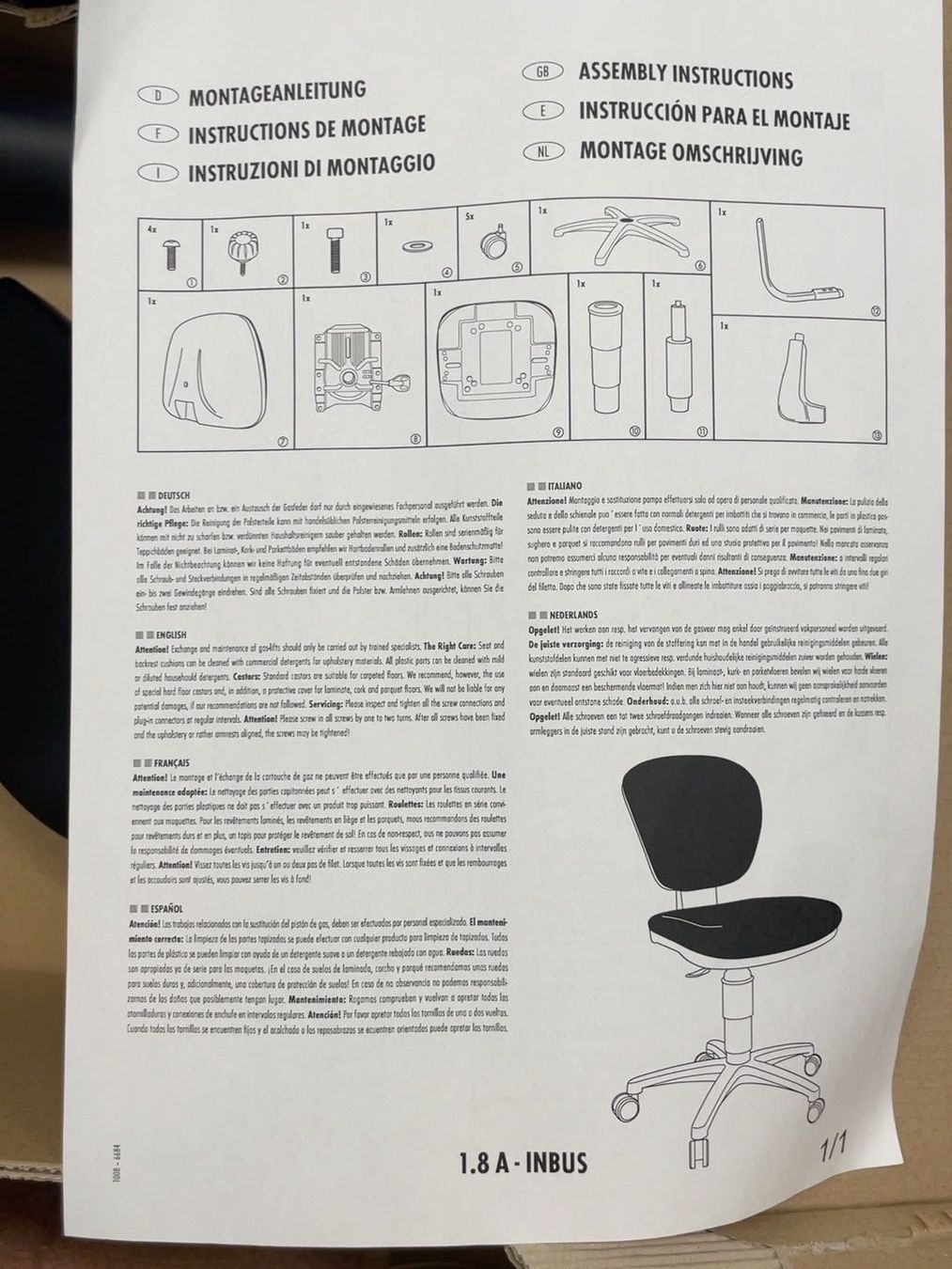 Chaises: Kinderbürostuhl – Neuf avec emballage d'origine à Meilen par lisma29 2