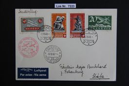 CH 1940 Karte sauber gestempelt, mit Sonderstempel  Los 7223