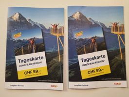 Verkaufe 2x Tageskarten Jungfrau Region Coop