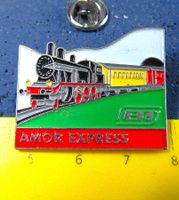 BAHN SCHWEIZ PIN BT AMOR-EXPRESS DAMPFZUG  GEPRÄGT LIMITIERT