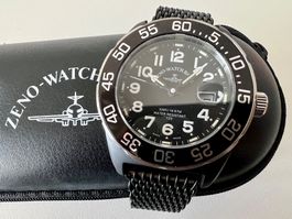 ZENO Diver H3 Quartz, Steel & Teflon case, SRP Fr. 608.-