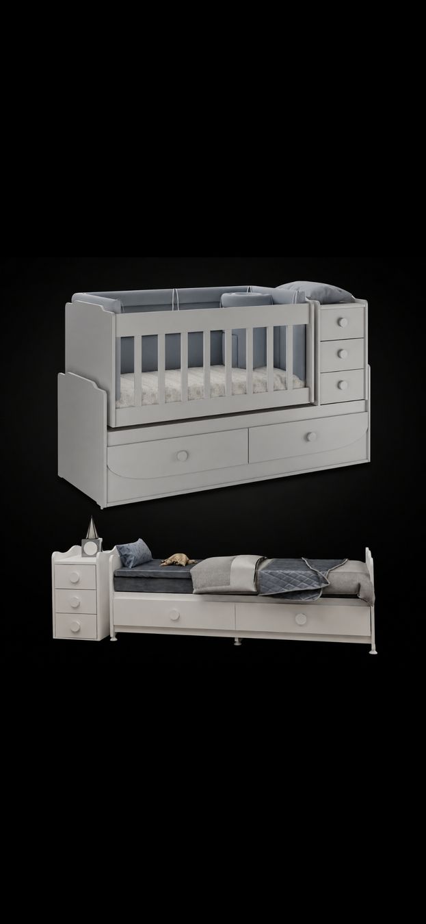 Letti: Baby Bed Toddler Bed with Drawer Storage – Usato da Baar venduto da Janoli88