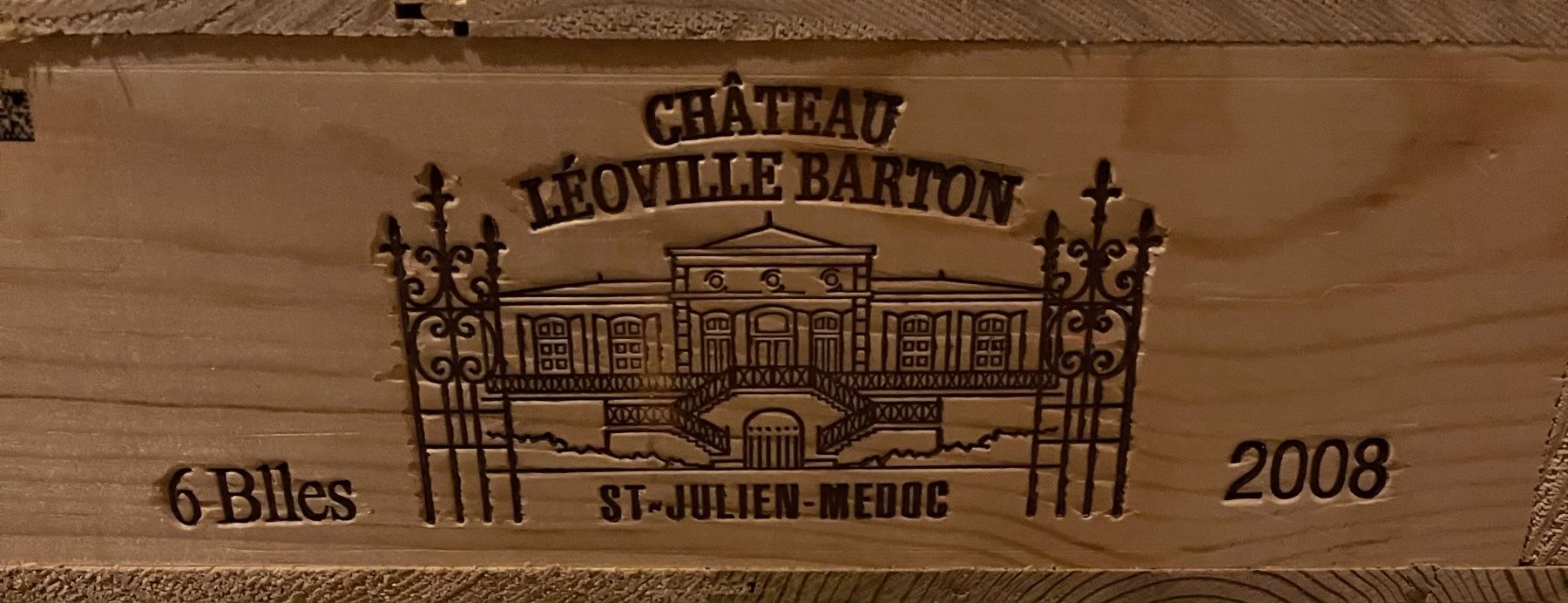 Vino: 6er Holzkiste Chateau Leoville Barton 2008 – Nuovo e nell'imballaggio originale da Wilderswil venduto da snufel