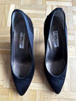 Black Evening Shoe with Rhinestones, T - 37 1/2