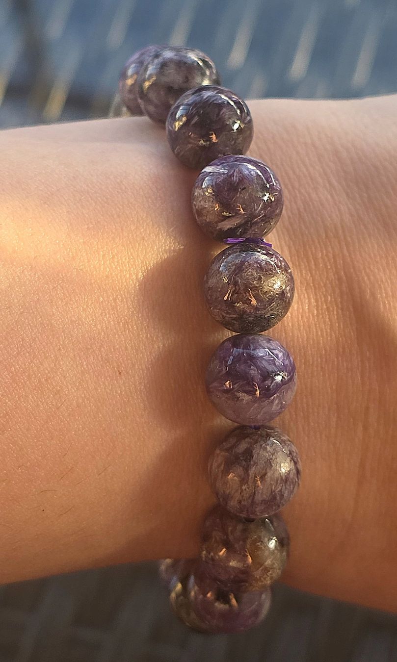Mineralien & Heilsteine: 💜✨ Charoit Armband ✨💜 C 11.3mm – Neu und originalverpackt aus Matzingen von Shay_Crystalz 1