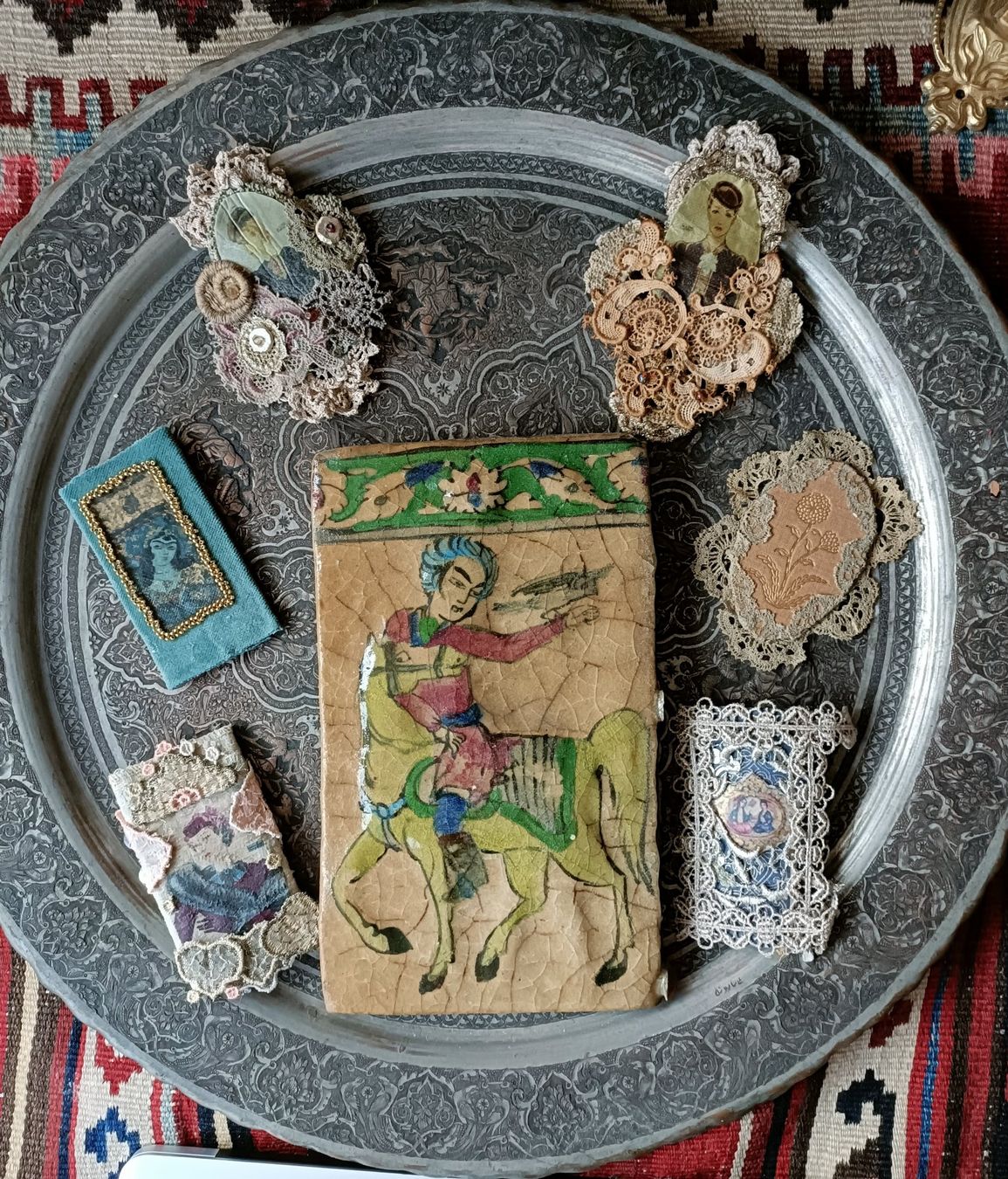 Tutte le decorazioni: Vintage persische Kachel – Nuovo (secondo la descrizione) da Schaffhausen venduto da sim_j822 2