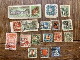 Timbres suisses oblitérés 