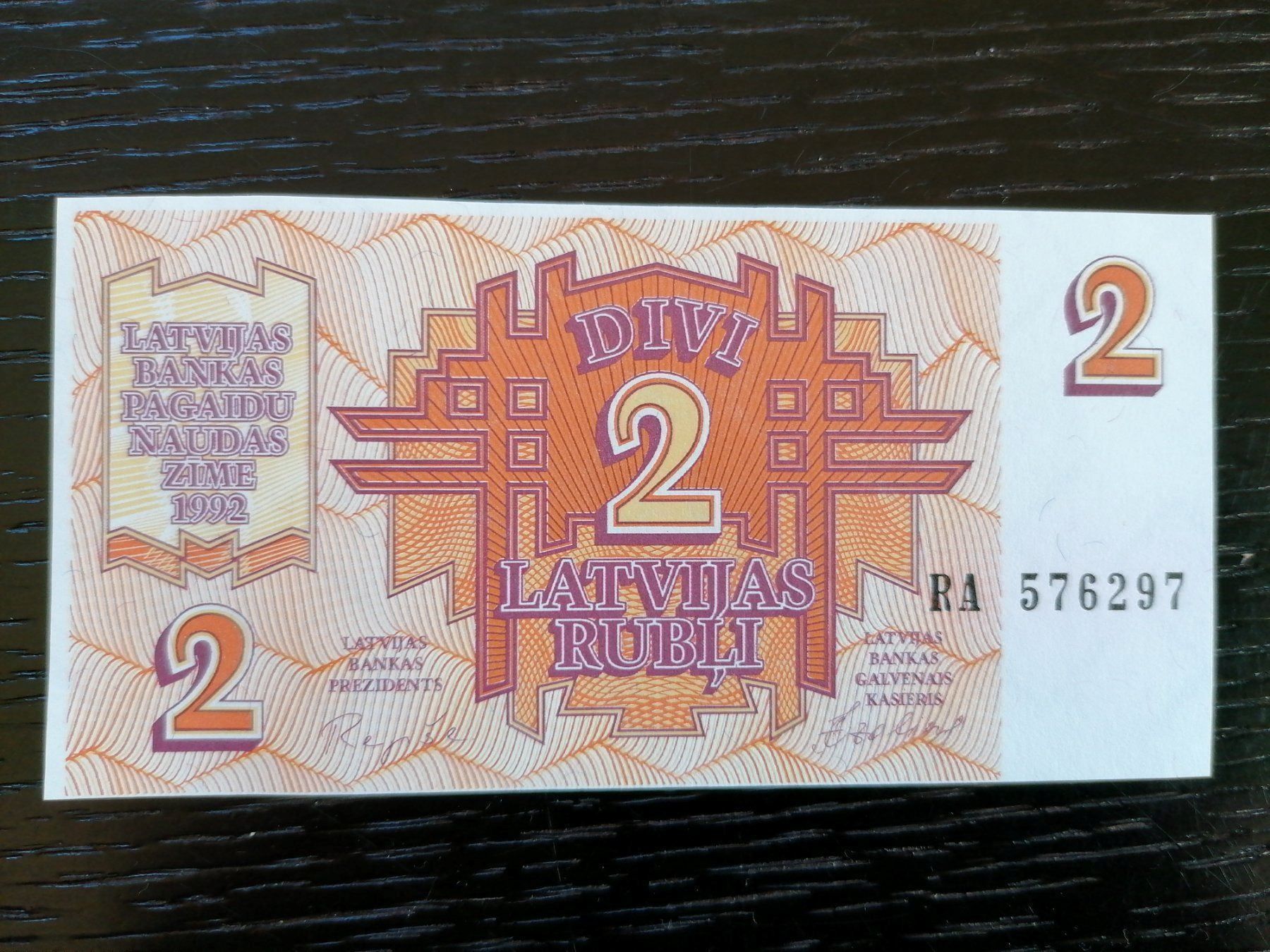 Banknoten: 2 Rubli Rubel Lettland Note – Neu (gemäss Beschreibung) aus Büttikon AG von Amineah