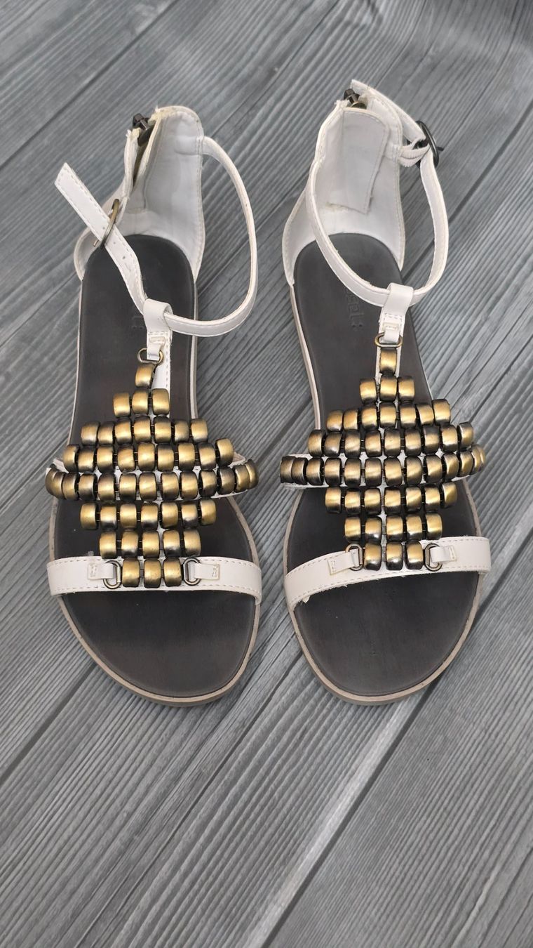 Damenschuhe: Obsel Sandalen - 38 - Ethno / Gladiator Look – Neu (gemäss Beschreibung) aus Thalwil von VitaMini