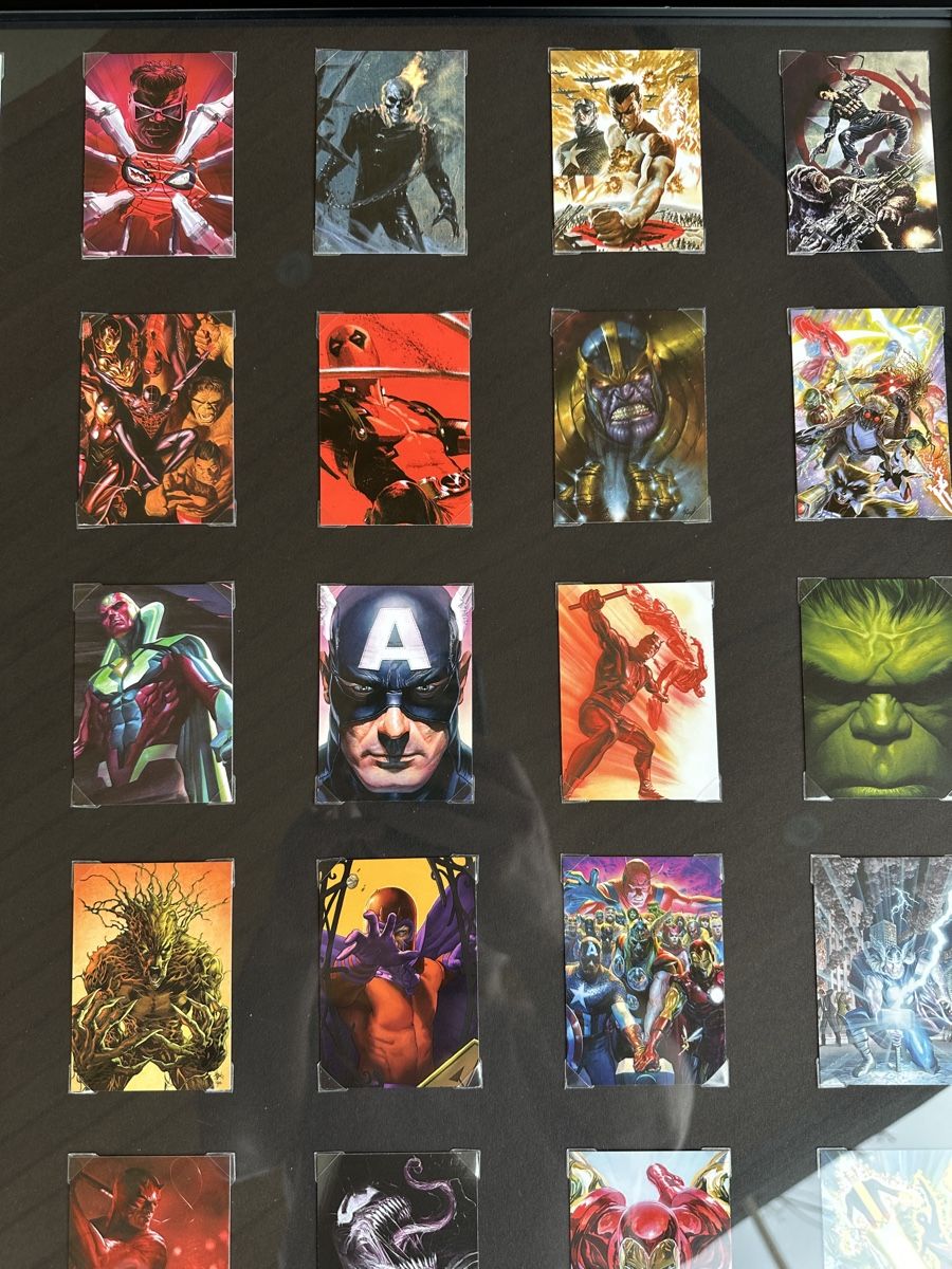 Panini Carte collezionabili: Bild 80 Jahre Marvel 50 Panini Karten eingerahmt – Nuovo (secondo la descrizione) da Strengelbach venduto da shihtzuliving_22 4