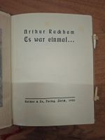 Arthur Rackham "Es war einmal..." Rarität, Raiber, 1920!