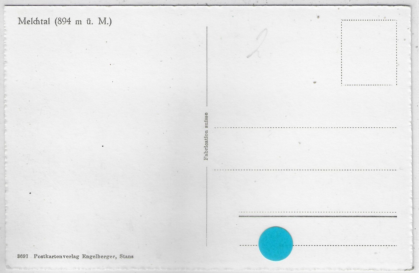 Cartes postales: Melchtal - Generalansicht – D'occasion à Ettingen par Kartenplanet 1