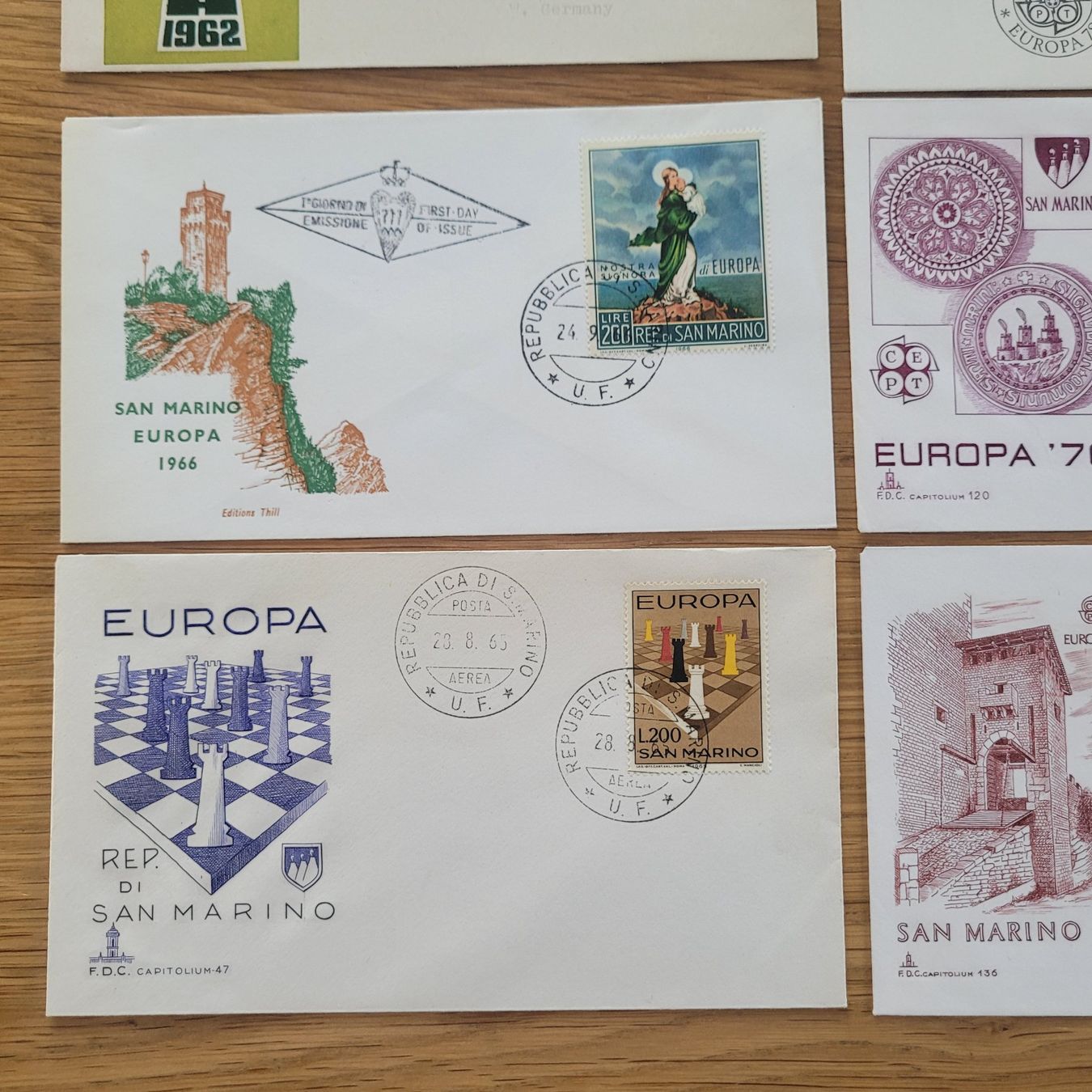 Tutti i francobolli: Lot FDC Europa – Usato da Biel/Bienne venduto da Destockweb 2