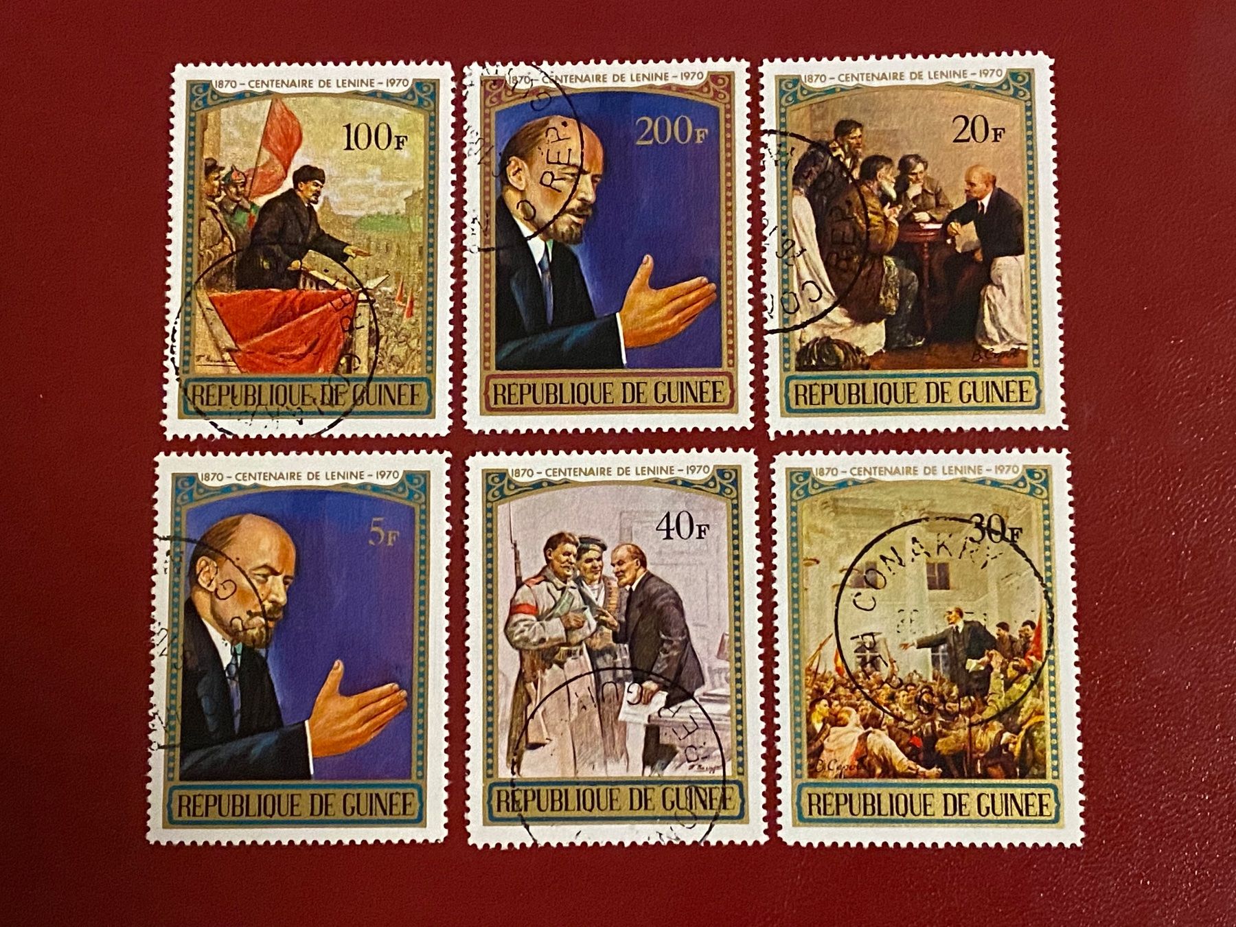 Tutti i francobolli: Timbres - Centenaire de Lénine – Usato da Petit-Lancy venduto da Solcarm