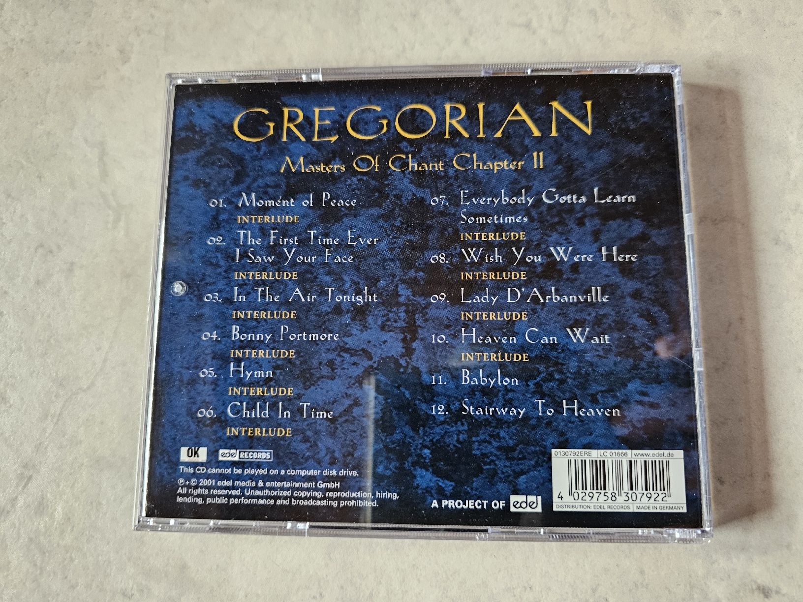 CD: Gregorian  -  Master Of Chant Chapter ll – Usato da Schneisingen venduto da backstore24 1