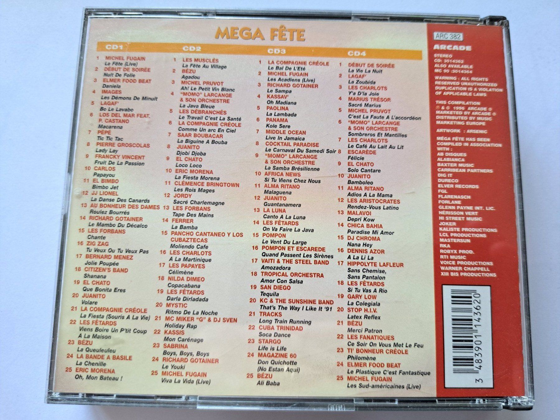 CDs: CD Coffret Mega fête 4 CDS – Gebraucht aus Pully von bro_n52j 1
