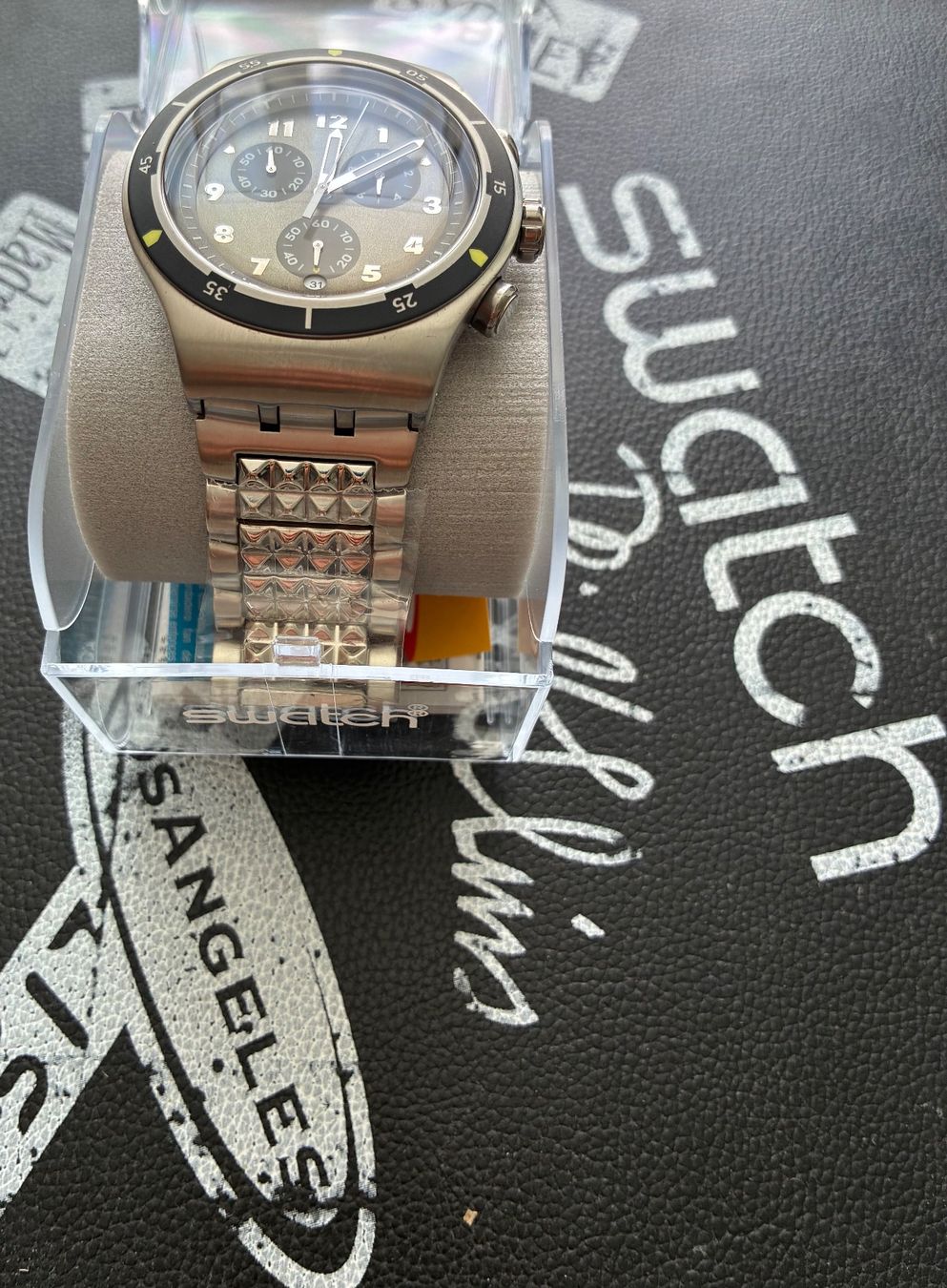 Swatch Uhren: Swatch Uhr Irony Chrono Runforest YOS461 – Neu (gemäss Beschreibung) aus Orpund von Dracaris77 1