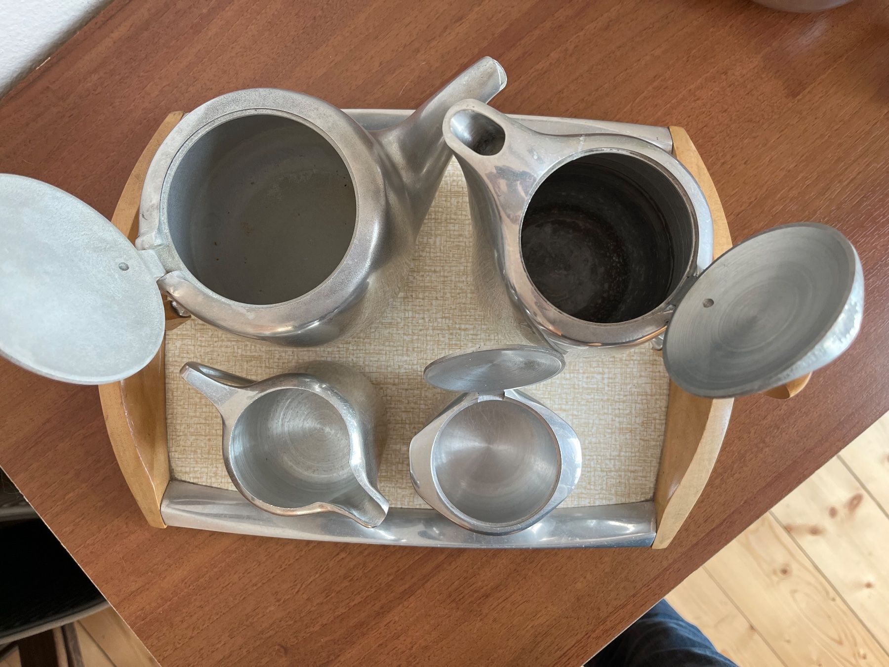 Set di piatti: Piquot Ware Teeservice Kaffeeservice mit Tablet – Usato da Balgach venduto da ano_5px5 3