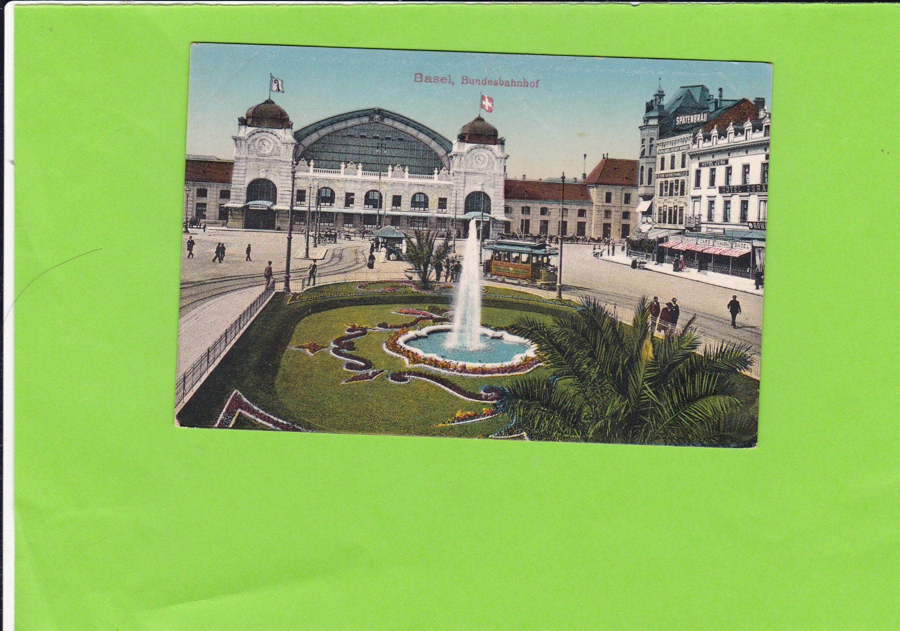Cartoline postali: Basel-Bundesbahnhof – Usato da St. Peterzell venduto da neckertal