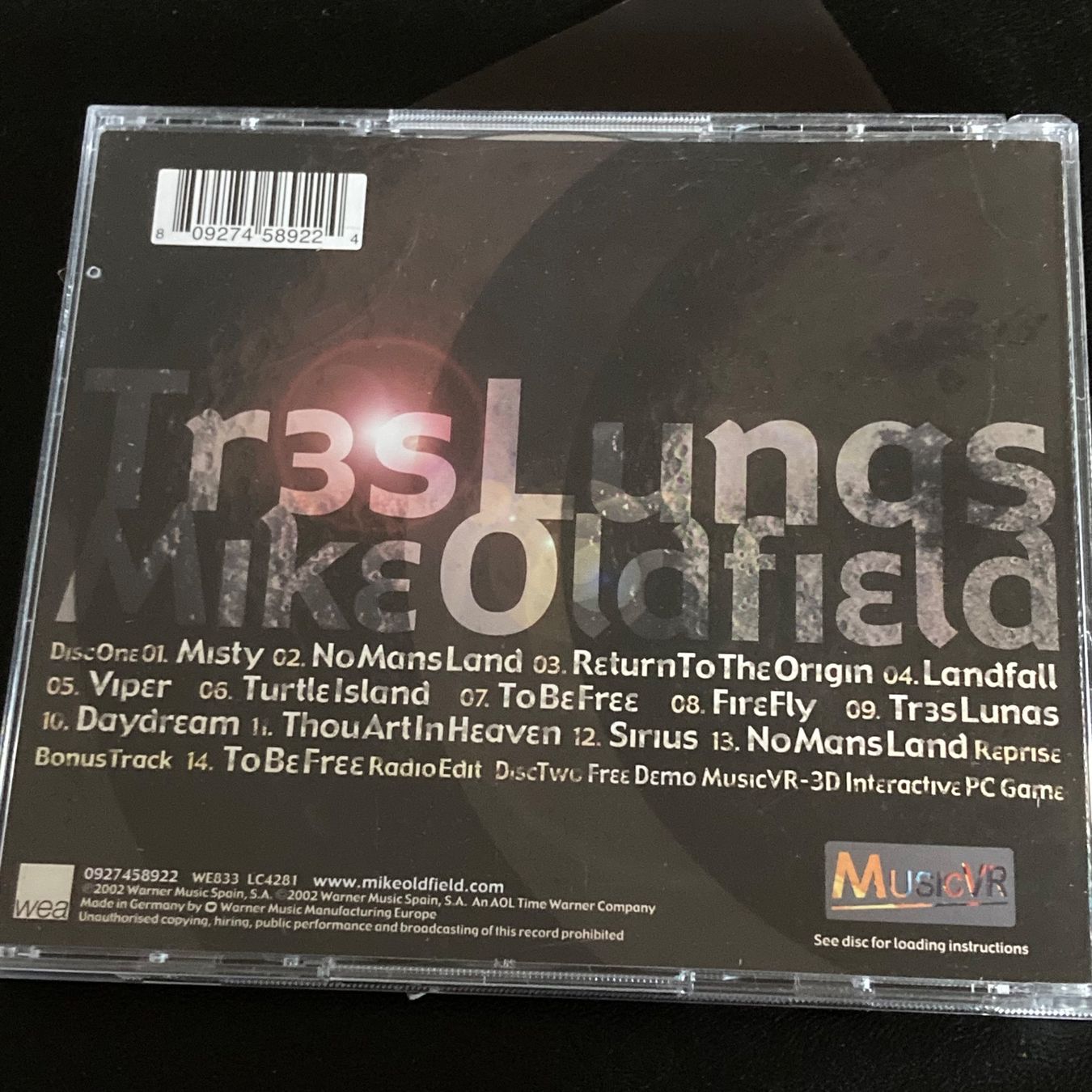 CD: Mike Oldfield - Tres Lunas – Usato da Bern venduto da Ntsamina 1
