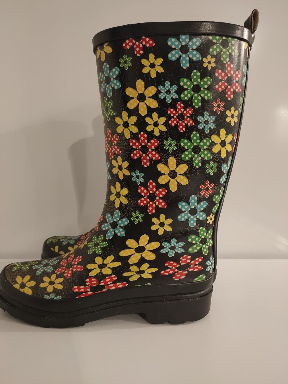Scarpe da donna: Gummistiefel mit Blumenmuster, Grösse 36 – Usato da Oberwil b. Büren venduto da 3298Oberwil 3