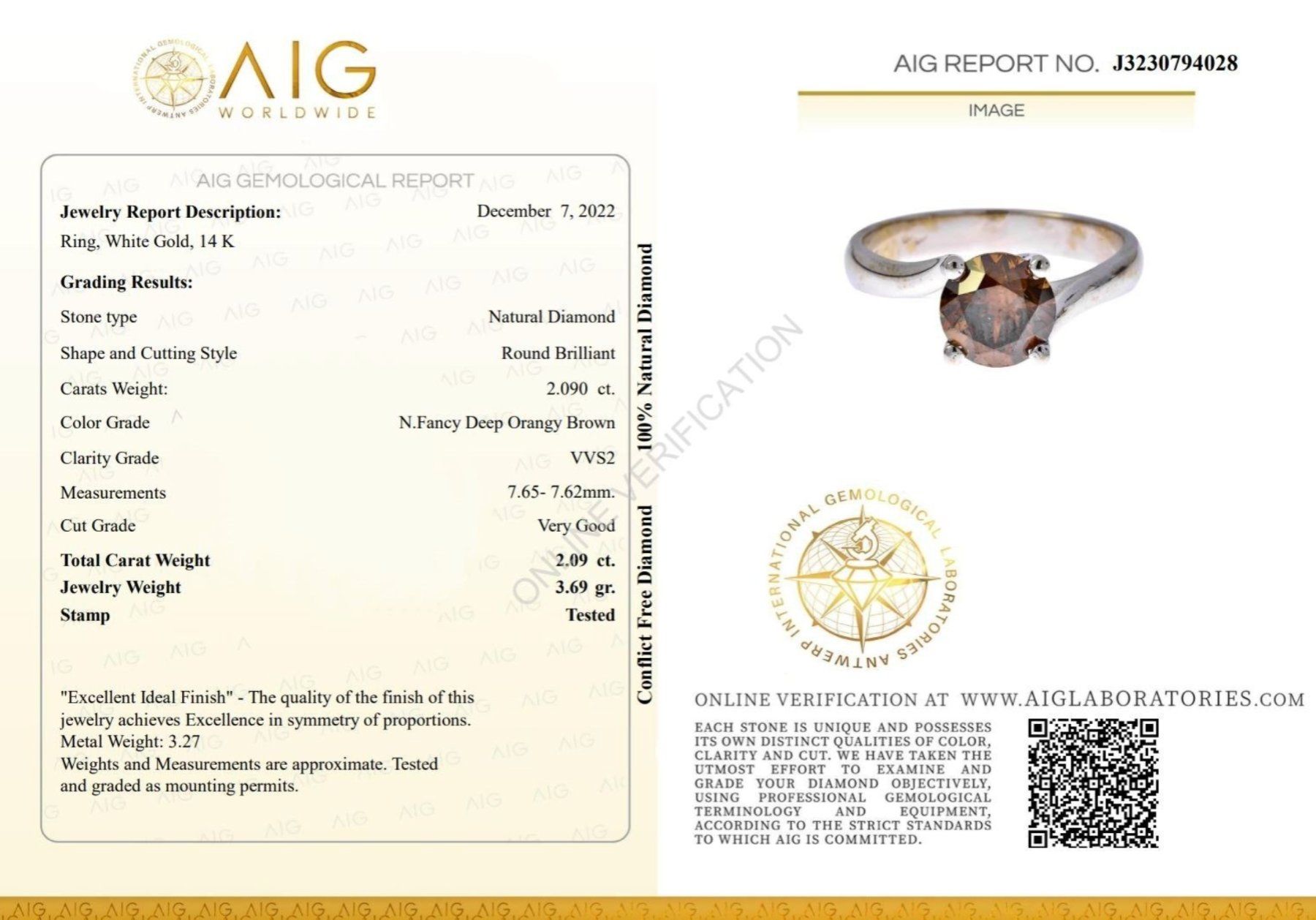 Anelli: Diamant Ring 2,09 Carat – Nuovo e nell'imballaggio originale da zürich venduto da mom03 5
