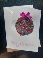 Handgemachte Karte Merry Christmas