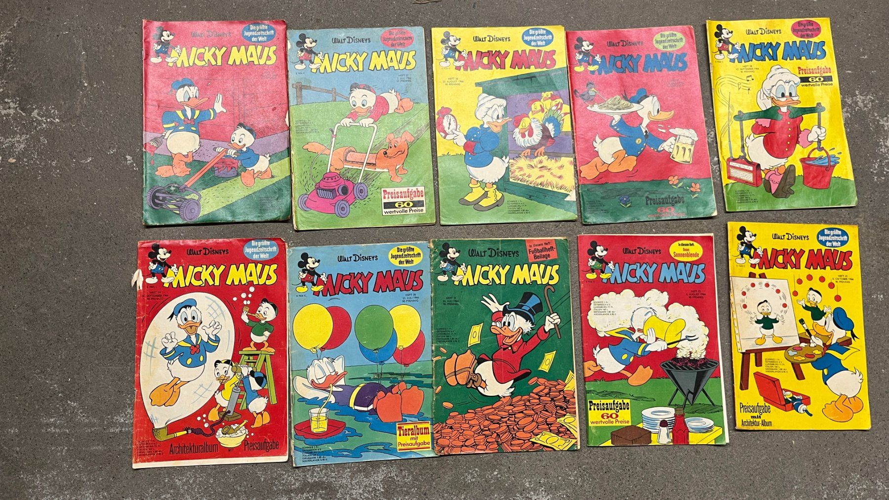 Comics: Micky Maus Hefte Konvolut  1966, 40 Stück – Gebraucht aus Bern von daskannweg 2