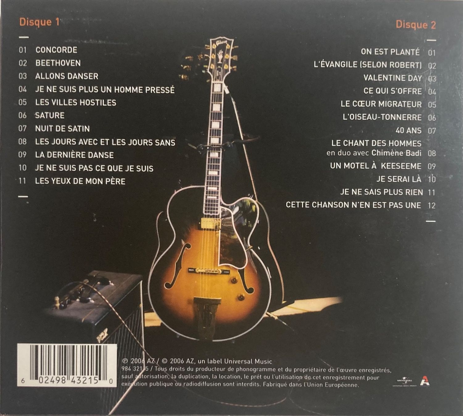 CD: MICHEL SARDOU - HORS FORMAT – Usato da Poliez-Pittet venduto da Newtown-Records 1