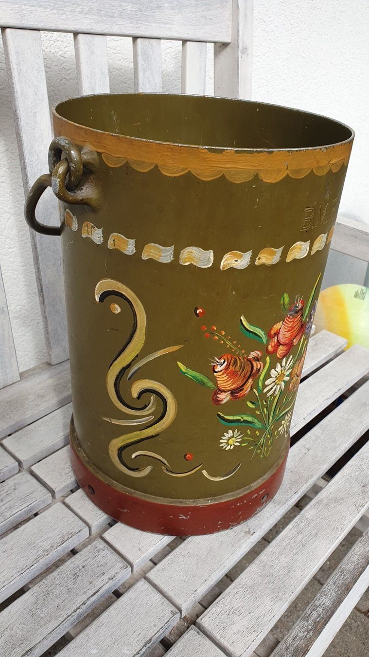 Tutte le decorazioni: Milchkanne mit Bauernmalerei - Vintage – Usato da Döttingen venduto da fonzi3 1