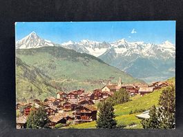 Grächen/Wallis mit Bietschhorn und Aletschhorn