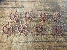 lego 4790b lot de 8 pièces Reddish Brown Boat, Ship's Wheel