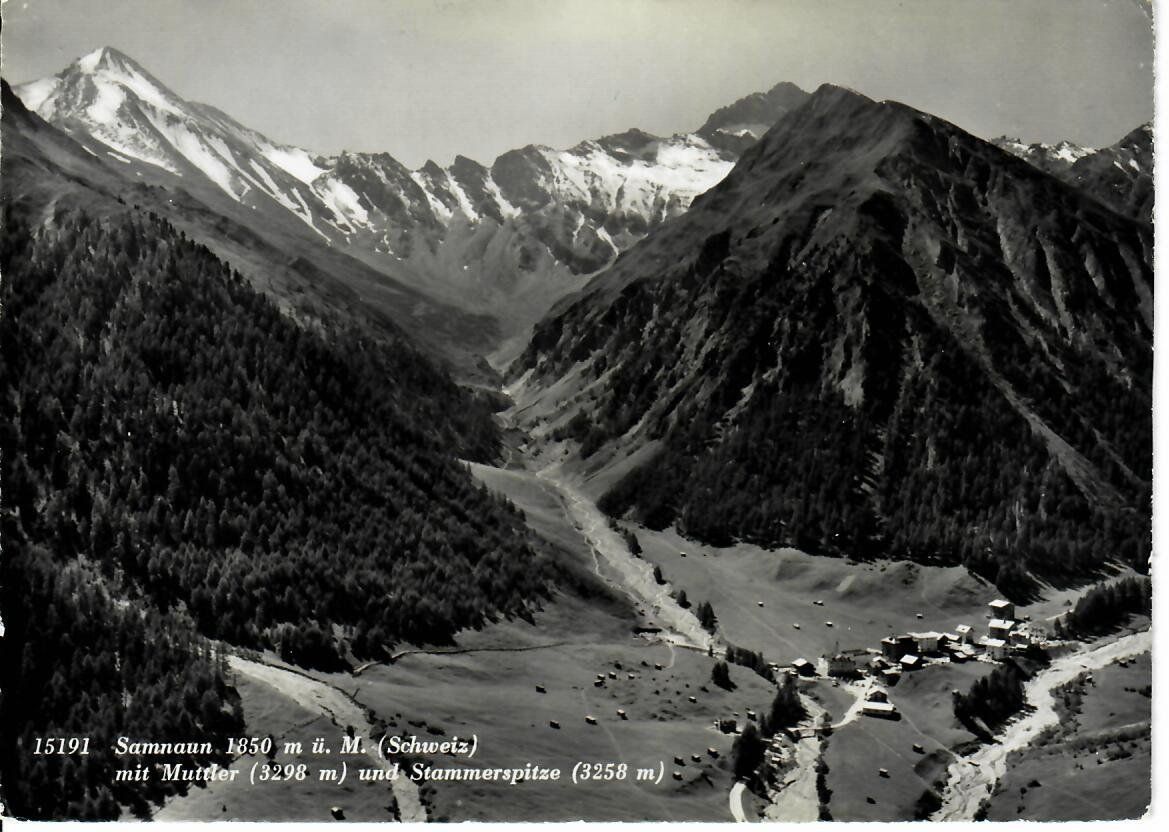 Cartes postales: Samnaun – D'occasion à Hochdorf par Ziegel-16