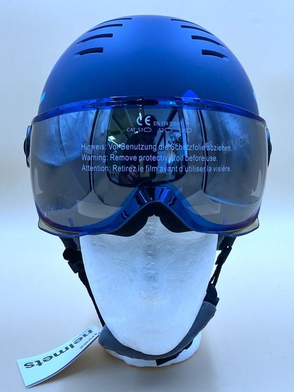 Uvex Helme: UVEX | Skihelm | Rocket Jr. Visor | 51 - 55 cm, S – Gebraucht aus Wittenbach von Restwert_St-Gallen 2
