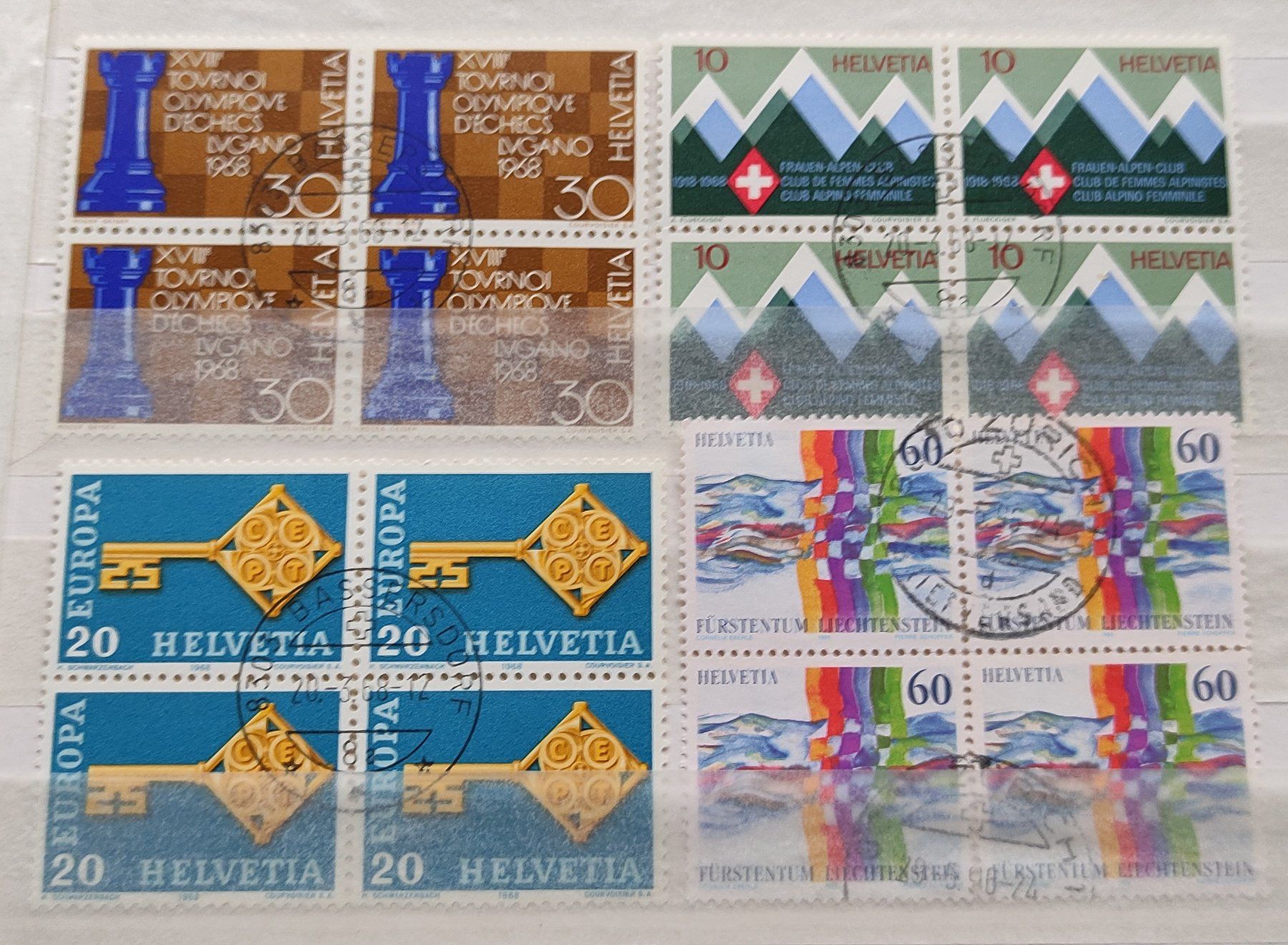 Alle Briefmarken: Briefmarken Helvetia – Gebraucht aus Baar von Maxlee75 1