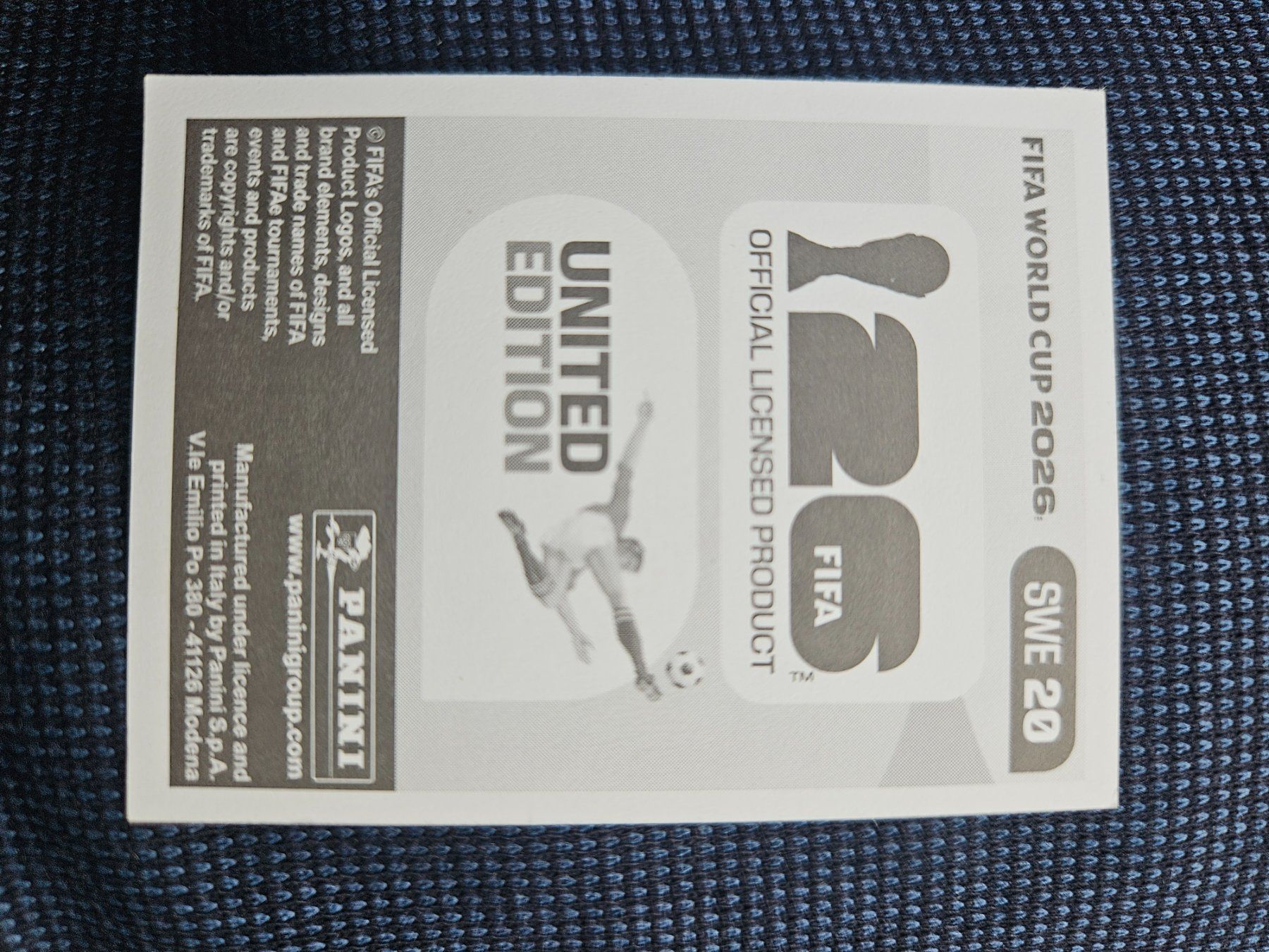 Panini Carte collezionabili: SWE 20 – Usato da Würenlingen venduto da Dinli 1