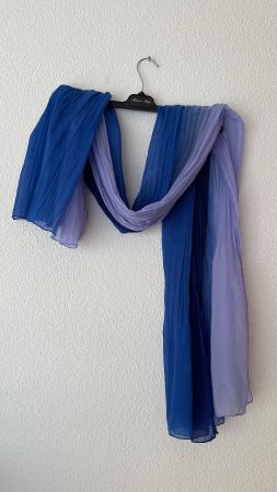 INDIA Plissie Issey Miyake Stil 180x100Neu/NP110CHF Seide30%
