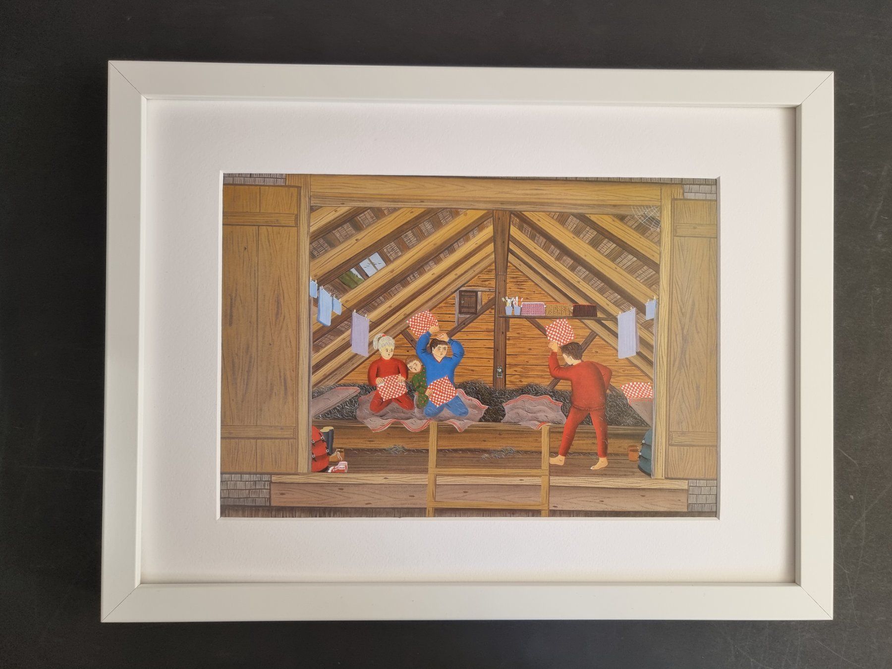 Foto & Immagini: BARBARA BILD HINTER PASSEPARTOUT MONTIERT MIT RAHMEN – Usato da Gersau venduto da grafik-kunst