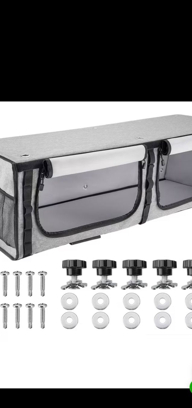 Accessori: Faltbare Aufbewahrungsbox mit zwei Fächern grau 91cm – Nuovo e nell'imballaggio originale da Rorschach venduto da delia84 2