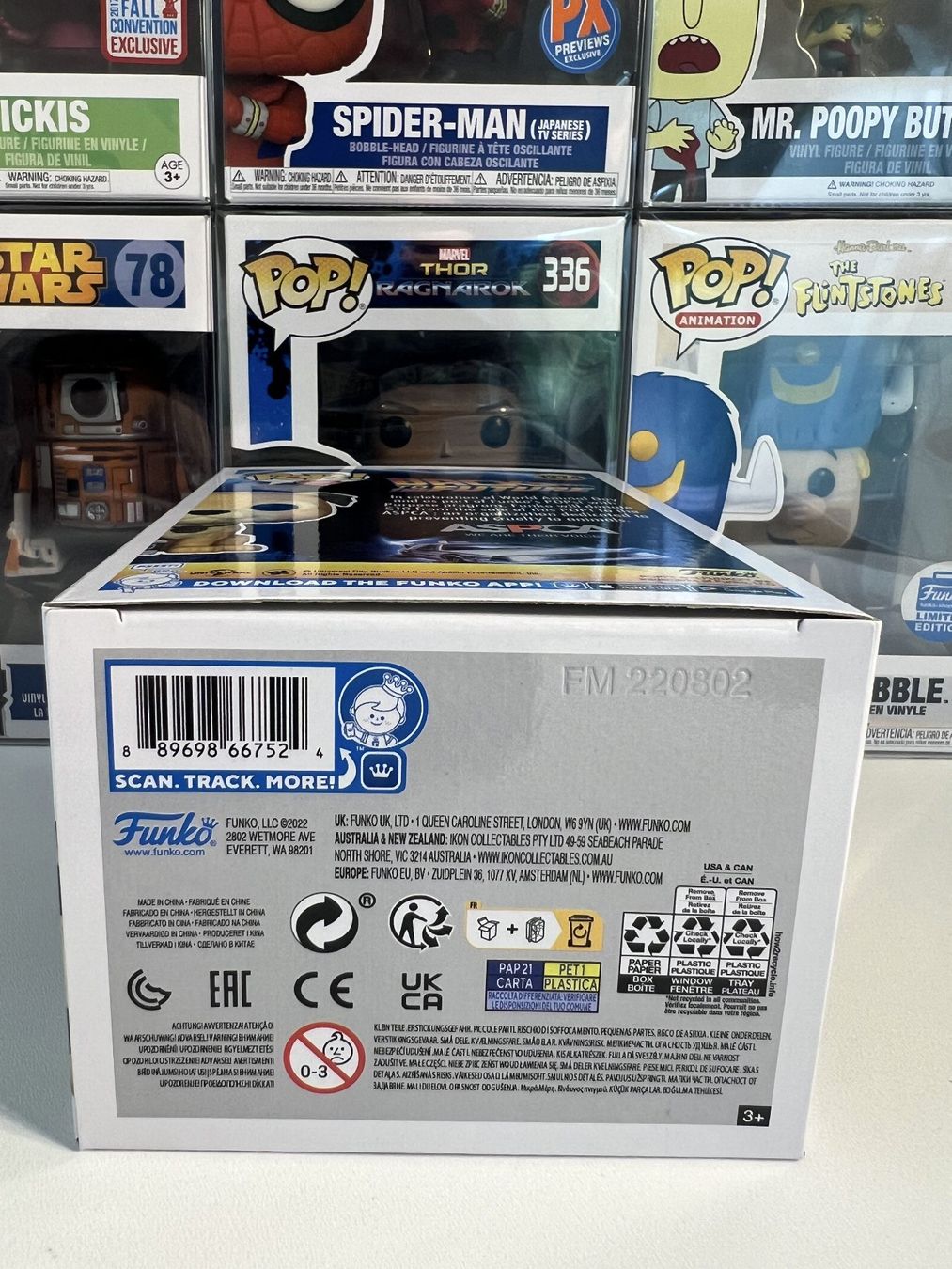 Funko Figuren: Funko POP! Retour vers le Futur Einstein with Remote Control – Neu und originalverpackt aus Le Mouret von  5