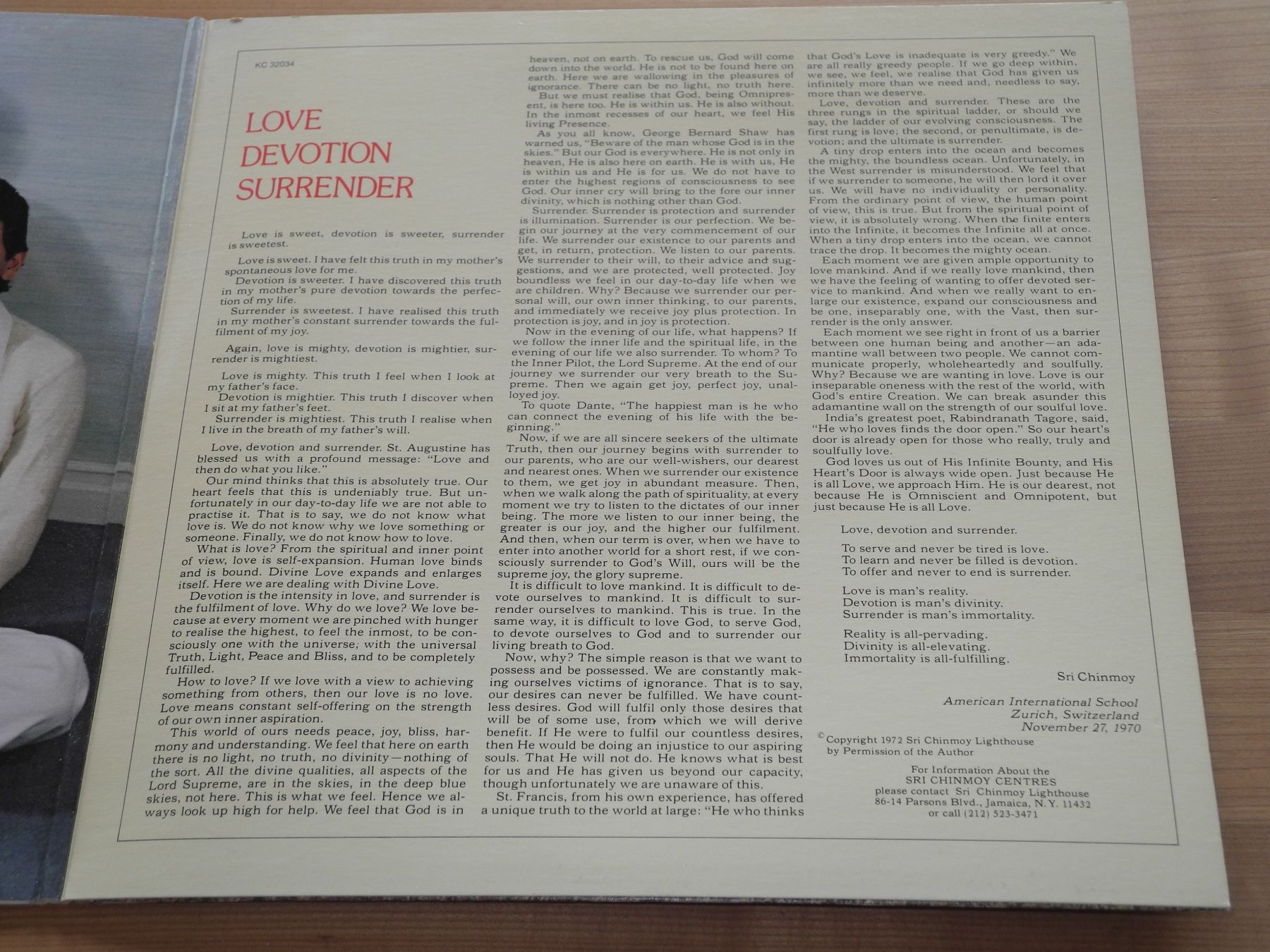 Dischi in vinile: SANTANA / McLAUGHLIN: LOVE DEVOTION SURRENDER - COLUMBIA – Nuovo (secondo la descrizione) da Fahrwangen venduto da Swirl2 2