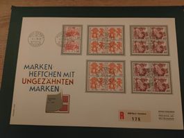 Schweiz, ungezähnte Briefmarken, Heftchen, Top Zustand!