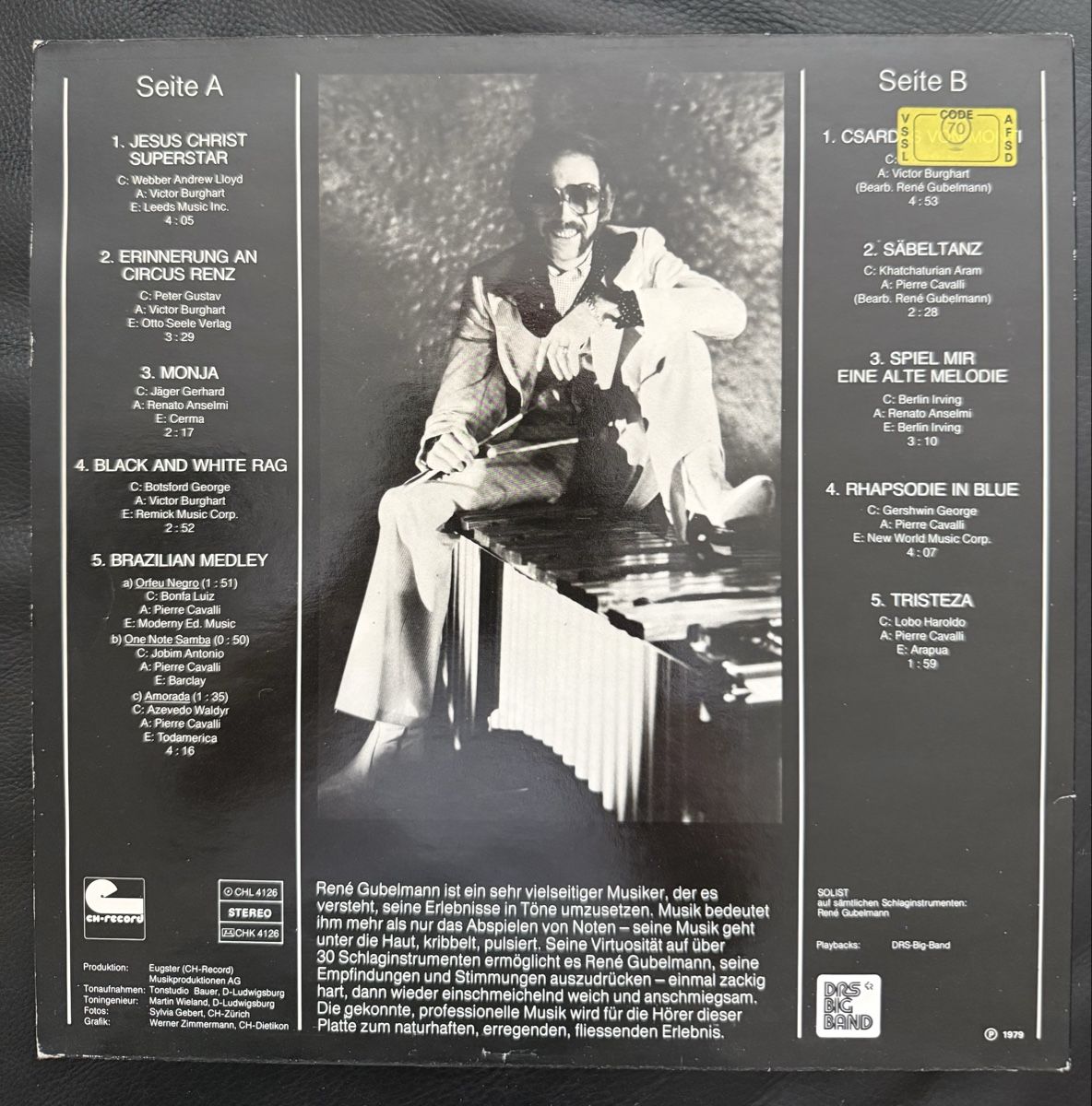 Dischi in vinile: René Gubelmann in Action Schallplatte – Usato da Goldach venduto da Donpancho 1