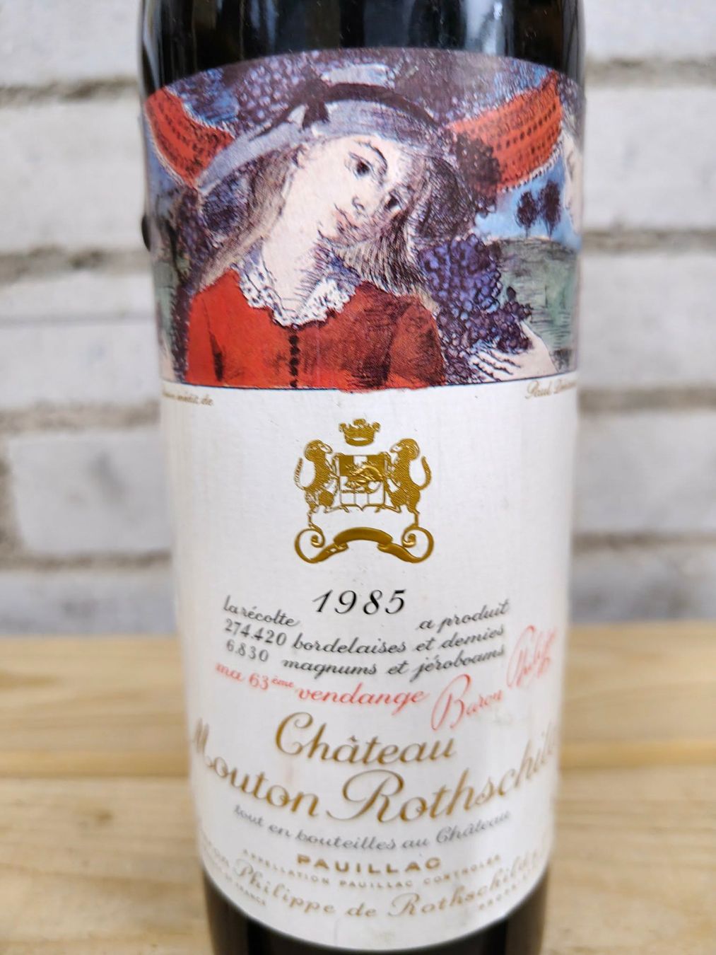 Mouton Rothschild Vins: 1985 Chateau Mouton Rothschild – Neuf (Voir description) à Münchenstein par wusmarino 4