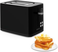 Toaster 2 Scheiben Digitalanzeige Countdown schwarz 850 Watt