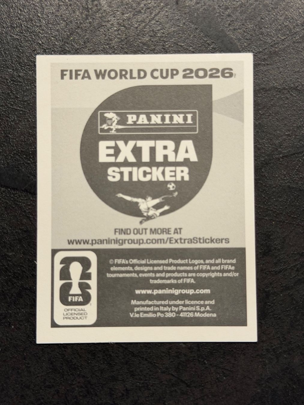 Panini Sammelbilder & Trading cards: PANINI WM 2026 - EXTRA STICKER - LUKA MODRIC - BRONZE – Neu (gemäss Beschreibung) aus Ulisbach von PET-030 1