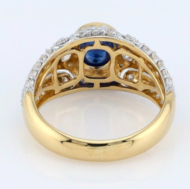 Anelli: Königlicher Ring Gold-Saphir – Usato da Elgg venduto da marsupilamaya 1