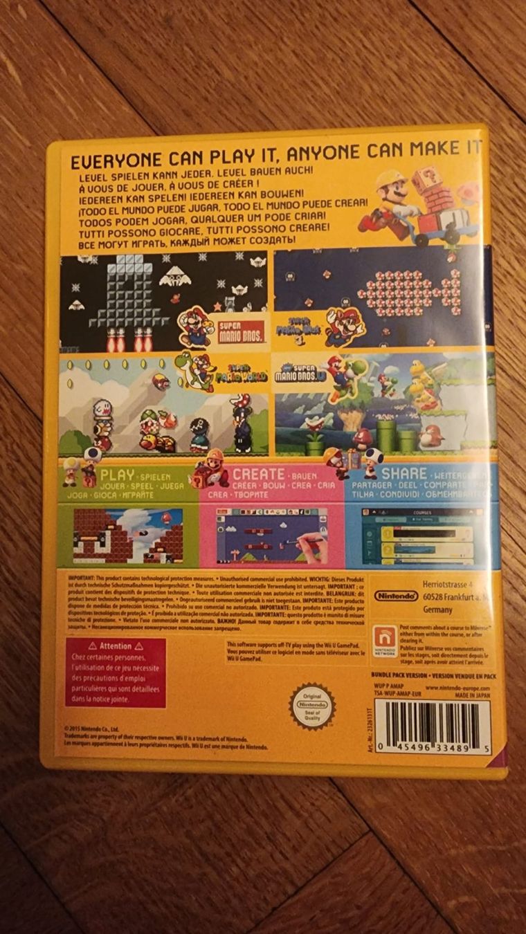 Nintendo Giochi: Super Mario Maker inkl. Mario Amiibo – Usato da Basel venduto da Mauck93 2